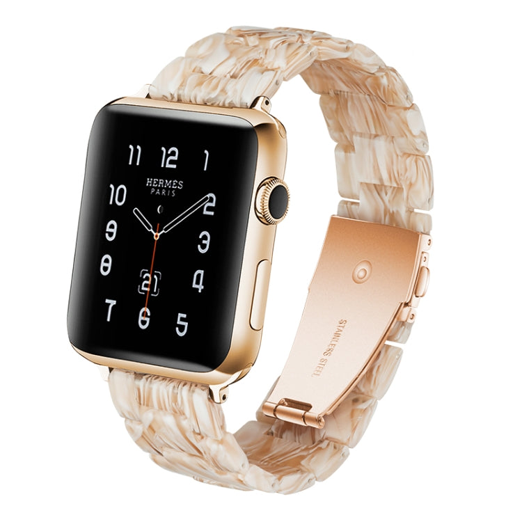 สายนาฬิกาเรซิ่นแฟชั่นเรียบง่ายสำหรับ, For Apple Watch Series 4 40mm & Series 3 & 2 & 1 38mm, For Apple Watch Series 4 44mm & Series 3 & 2 & 1 42mm