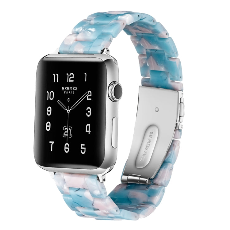 สายนาฬิกาเรซิ่นแฟชั่นเรียบง่ายสำหรับ, For Apple Watch Series 4 40mm & Series 3 & 2 & 1 38mm, For Apple Watch Series 4 44mm & Series 3 & 2 & 1 42mm