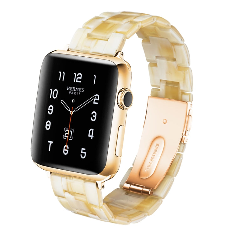 สายนาฬิกาเรซิ่นแฟชั่นเรียบง่ายสำหรับ, For Apple Watch Series 4 40mm & Series 3 & 2 & 1 38mm, For Apple Watch Series 4 44mm & Series 3 & 2 & 1 42mm