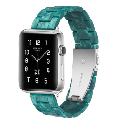 สายนาฬิกาเรซิ่นแฟชั่นเรียบง่ายสำหรับ, For Apple Watch Series 4 40mm & Series 3 & 2 & 1 38mm, For Apple Watch Series 4 44mm & Series 3 & 2 & 1 42mm