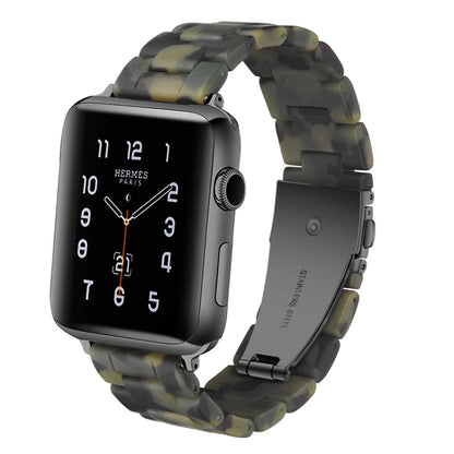 สายนาฬิกาเรซิ่นแฟชั่นเรียบง่ายสำหรับ, For Apple Watch Series 4 40mm & Series 3 & 2 & 1 38mm, For Apple Watch Series 4 44mm & Series 3 & 2 & 1 42mm