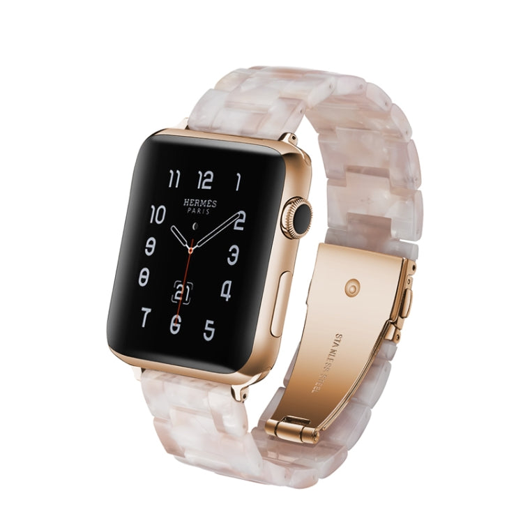 สายนาฬิกาเรซิ่นแฟชั่นเรียบง่ายสำหรับ, For Apple Watch Series 4 44mm & Series 3 & 2 & 1 42mm, For Apple Watch Series 4 40mm & Series 3 & 2 & 1 38mm, For Apple Watch Series 4 44mm & Series 3 & 2 & 1 42mm & Series 3 & 2 & 1 42mm