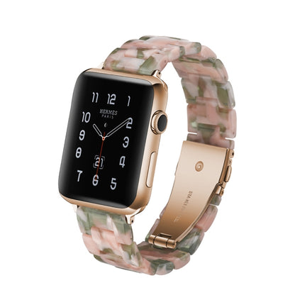 สายนาฬิกาเรซิ่นแฟชั่นเรียบง่ายสำหรับ, For Apple Watch Series 4 44mm & Series 3 & 2 & 1 42mm, For Apple Watch Series 4 40mm & Series 3 & 2 & 1 38mm, For Apple Watch Series 4 44mm & Series 3 & 2 & 1 42mm & Series 3 & 2 & 1 42mm