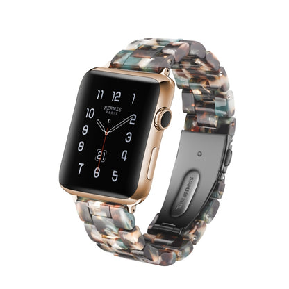 สายนาฬิกาเรซิ่นแฟชั่นเรียบง่ายสำหรับ, For Apple Watch Series 4 44mm & Series 3 & 2 & 1 42mm, For Apple Watch Series 4 40mm & Series 3 & 2 & 1 38mm, For Apple Watch Series 4 44mm & Series 3 & 2 & 1 42mm & Series 3 & 2 & 1 42mm