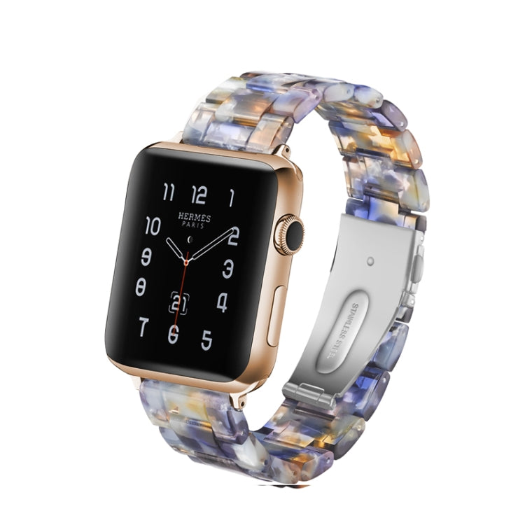 สายนาฬิกาเรซิ่นแฟชั่นเรียบง่ายสำหรับ, For Apple Watch Series 4 44mm & Series 3 & 2 & 1 42mm, For Apple Watch Series 4 40mm & Series 3 & 2 & 1 38mm, For Apple Watch Series 4 44mm & Series 3 & 2 & 1 42mm & Series 3 & 2 & 1 42mm