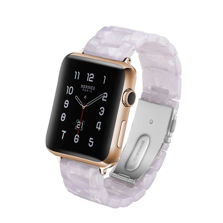 สายนาฬิกาเรซิ่นแฟชั่นเรียบง่ายสำหรับ, For Apple Watch Series 4 44mm & Series 3 & 2 & 1 42mm, For Apple Watch Series 4 40mm & Series 3 & 2 & 1 38mm, For Apple Watch Series 4 44mm & Series 3 & 2 & 1 42mm & Series 3 & 2 & 1 42mm