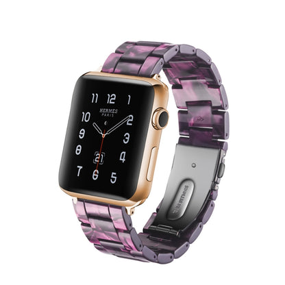 สายนาฬิกาเรซิ่นแฟชั่นเรียบง่ายสำหรับ, For Apple Watch Series 4 44mm & Series 3 & 2 & 1 42mm, For Apple Watch Series 4 40mm & Series 3 & 2 & 1 38mm, For Apple Watch Series 4 44mm & Series 3 & 2 & 1 42mm & Series 3 & 2 & 1 42mm