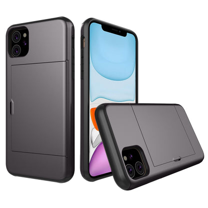 เคสป้องกันเกราะกันกระแทกที่ทนทานพร้อมช่องเสียบการ์ด, For iPhone 11 Pro Max, For iPhone 11, For Galaxy Note 10, For Galaxy Note 10 Pro