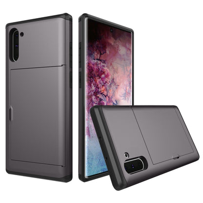 เคสป้องกันเกราะกันกระแทกที่ทนทานพร้อมช่องเสียบการ์ด, For iPhone 11 Pro Max, For iPhone 11, For Galaxy Note 10, For Galaxy Note 10 Pro