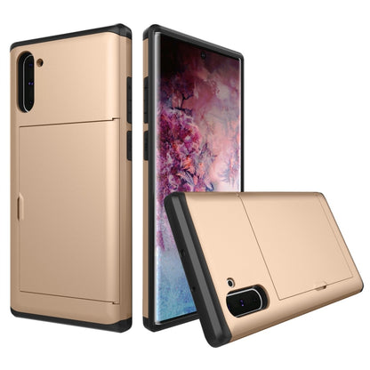 เคสป้องกันเกราะกันกระแทกที่ทนทานพร้อมช่องเสียบการ์ด, For iPhone 11 Pro Max, For iPhone 11, For Galaxy Note 10, For Galaxy Note 10 Pro