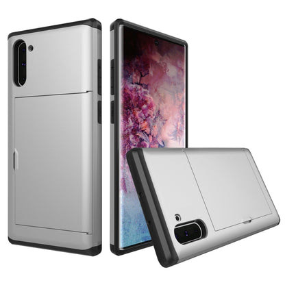 เคสป้องกันเกราะกันกระแทกที่ทนทานพร้อมช่องเสียบการ์ด, For iPhone 11 Pro Max, For iPhone 11, For Galaxy Note 10, For Galaxy Note 10 Pro