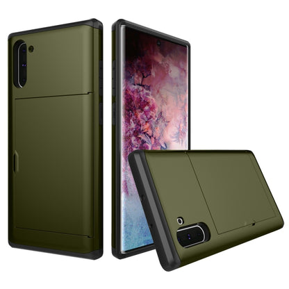 เคสป้องกันเกราะกันกระแทกที่ทนทานพร้อมช่องเสียบการ์ด, For iPhone 11 Pro Max, For iPhone 11, For Galaxy Note 10, For Galaxy Note 10 Pro