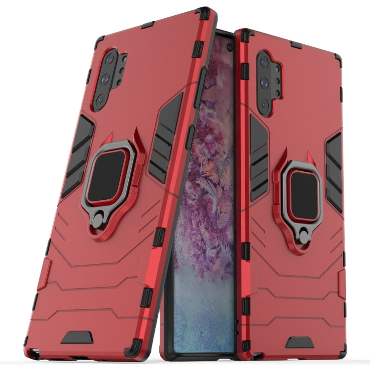 เคสกันกระแทก PC + TPU พร้อมตัวยึดแหวนแม่เหล็กสำหรับ Galaxy Note10 Pro