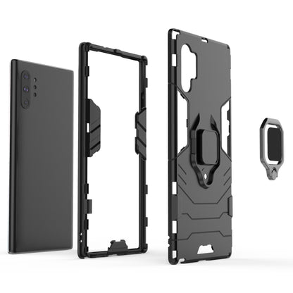 เคสกันกระแทก PC + TPU พร้อมตัวยึดแหวนแม่เหล็กสำหรับ Galaxy Note10 Pro