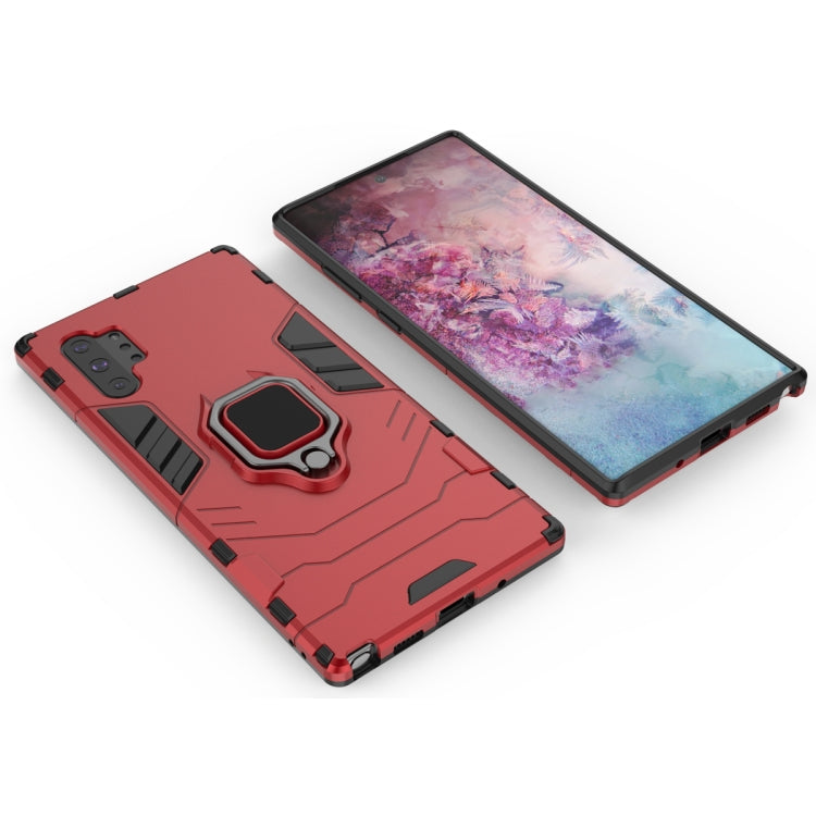 เคสกันกระแทก PC + TPU พร้อมตัวยึดแหวนแม่เหล็กสำหรับ Galaxy Note10 Pro