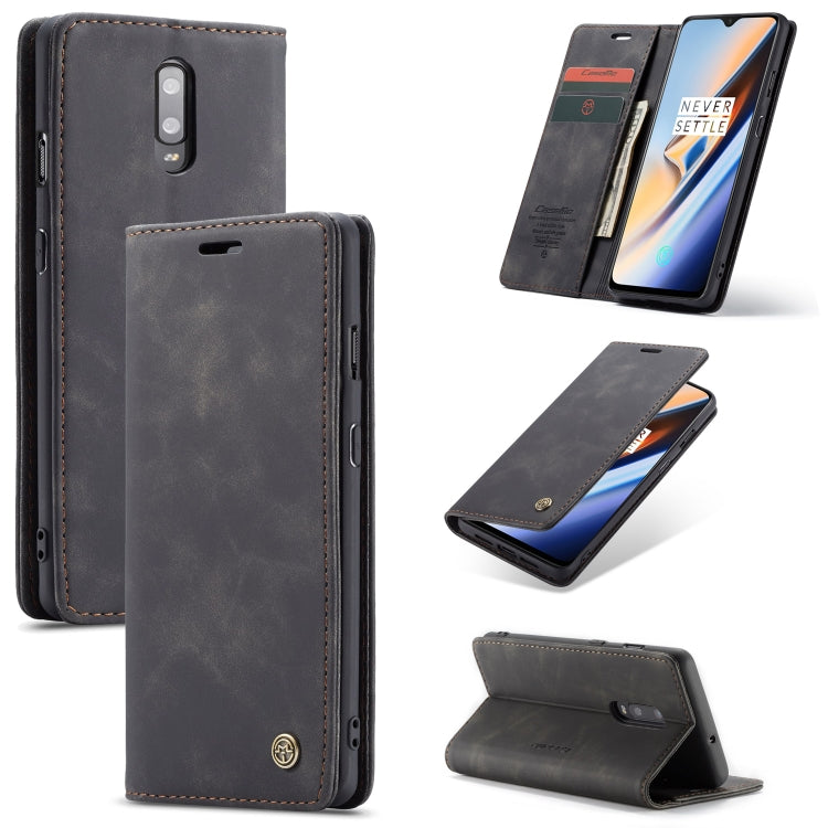 CaseMe-013 ซองหนังพลิกแนวนอนย้อนยุคอเนกประสงค์พร้อมช่องใส่การ์ดและตัวยึดและกระเป๋าสตางค์, For OnePlus 7, For OnePlus 7 Pro, For Xiaomi Mi 9, For Xiaomi Mi 9T Pro / Redmi K20 Pro / Xiaomi Mi 9T / Redmi K20, For Galaxy A20e