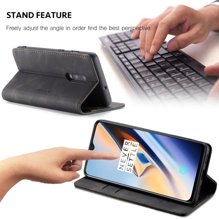 CaseMe-013 ซองหนังพลิกแนวนอนย้อนยุคอเนกประสงค์พร้อมช่องใส่การ์ดและตัวยึดและกระเป๋าสตางค์, For OnePlus 7, For OnePlus 7 Pro, For Xiaomi Mi 9, For Xiaomi Mi 9T Pro / Redmi K20 Pro / Xiaomi Mi 9T / Redmi K20, For Galaxy A20e