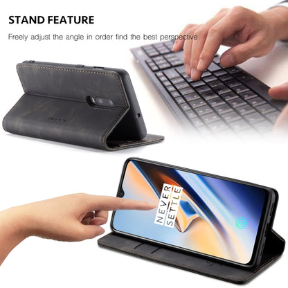 CaseMe-013 ซองหนังพลิกแนวนอนย้อนยุคอเนกประสงค์พร้อมช่องใส่การ์ดและตัวยึดและกระเป๋าสตางค์, For OnePlus 7, For OnePlus 7 Pro, For Xiaomi Mi 9, For Xiaomi Mi 9T Pro / Redmi K20 Pro / Xiaomi Mi 9T / Redmi K20, For Galaxy A20e