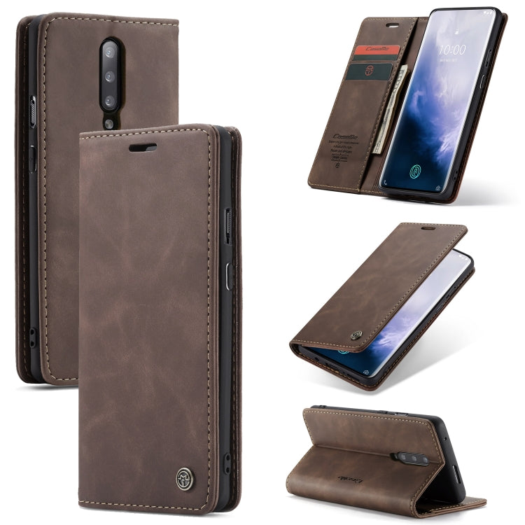 CaseMe-013 ซองหนังพลิกแนวนอนย้อนยุคอเนกประสงค์พร้อมช่องใส่การ์ดและตัวยึดและกระเป๋าสตางค์, For OnePlus 7, For OnePlus 7 Pro, For Xiaomi Mi 9, For Xiaomi Mi 9T Pro / Redmi K20 Pro / Xiaomi Mi 9T / Redmi K20, For Galaxy A20e
