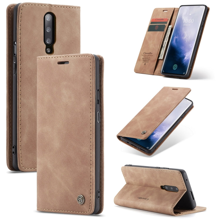 CaseMe-013 ซองหนังพลิกแนวนอนย้อนยุคอเนกประสงค์พร้อมช่องใส่การ์ดและตัวยึดและกระเป๋าสตางค์, For OnePlus 7, For OnePlus 7 Pro, For Xiaomi Mi 9, For Xiaomi Mi 9T Pro / Redmi K20 Pro / Xiaomi Mi 9T / Redmi K20, For Galaxy A20e