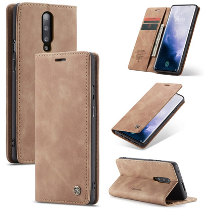 CaseMe-013 ซองหนังพลิกแนวนอนย้อนยุคอเนกประสงค์พร้อมช่องใส่การ์ดและตัวยึดและกระเป๋าสตางค์, For OnePlus 7, For OnePlus 7 Pro, For Xiaomi Mi 9, For Xiaomi Mi 9T Pro / Redmi K20 Pro / Xiaomi Mi 9T / Redmi K20, For Galaxy A20e