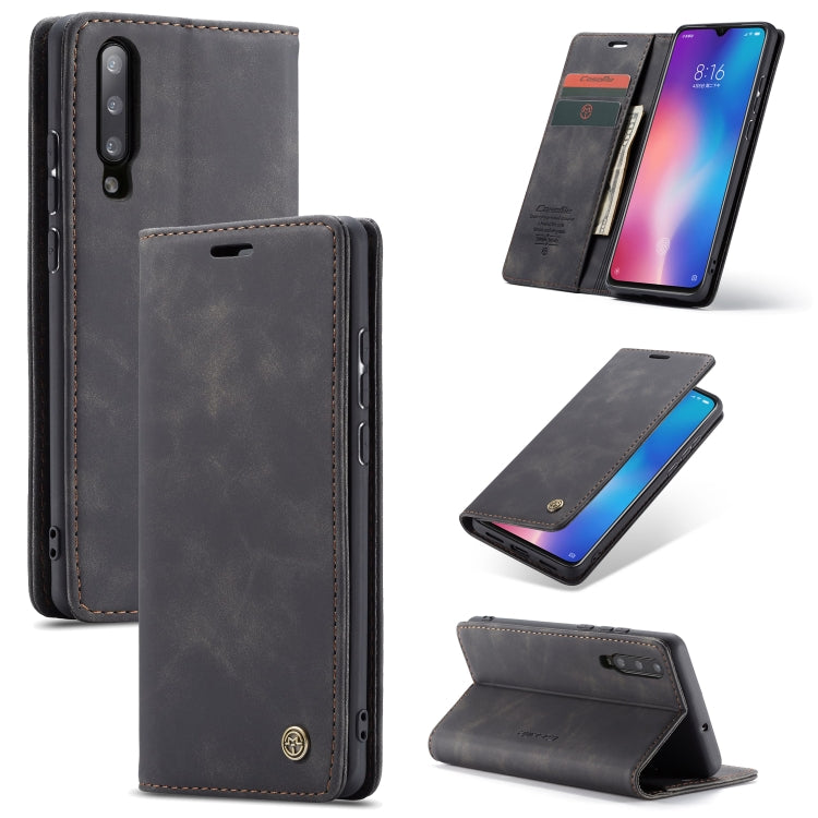 CaseMe-013 ซองหนังพลิกแนวนอนย้อนยุคอเนกประสงค์พร้อมช่องใส่การ์ดและตัวยึดและกระเป๋าสตางค์, For OnePlus 7, For OnePlus 7 Pro, For Xiaomi Mi 9, For Xiaomi Mi 9T Pro / Redmi K20 Pro / Xiaomi Mi 9T / Redmi K20, For Galaxy A20e