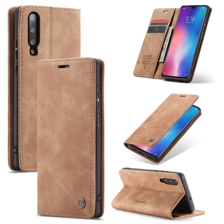 CaseMe-013 ซองหนังพลิกแนวนอนย้อนยุคอเนกประสงค์พร้อมช่องใส่การ์ดและตัวยึดและกระเป๋าสตางค์, For OnePlus 7, For OnePlus 7 Pro, For Xiaomi Mi 9, For Xiaomi Mi 9T Pro / Redmi K20 Pro / Xiaomi Mi 9T / Redmi K20, For Galaxy A20e
