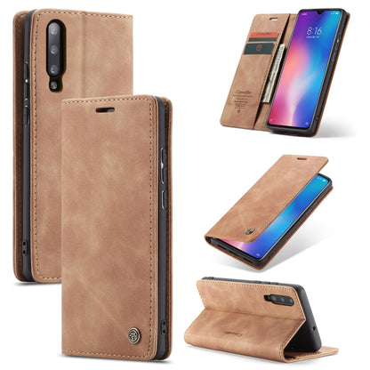 CaseMe-013 ซองหนังพลิกแนวนอนย้อนยุคอเนกประสงค์พร้อมช่องใส่การ์ดและตัวยึดและกระเป๋าสตางค์, For OnePlus 7, For OnePlus 7 Pro, For Xiaomi Mi 9, For Xiaomi Mi 9T Pro / Redmi K20 Pro / Xiaomi Mi 9T / Redmi K20, For Galaxy A20e