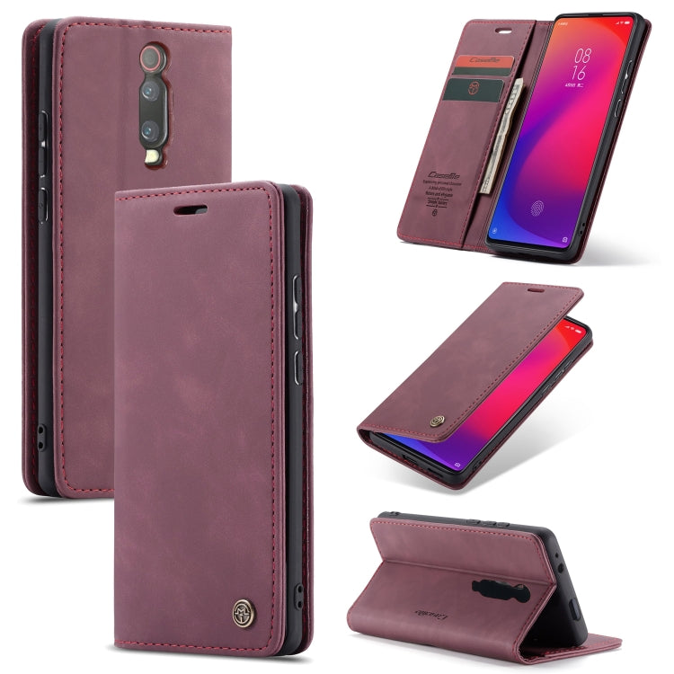 CaseMe-013 ซองหนังพลิกแนวนอนย้อนยุคอเนกประสงค์พร้อมช่องใส่การ์ดและตัวยึดและกระเป๋าสตางค์, For OnePlus 7, For OnePlus 7 Pro, For Xiaomi Mi 9, For Xiaomi Mi 9T Pro / Redmi K20 Pro / Xiaomi Mi 9T / Redmi K20, For Galaxy A20e