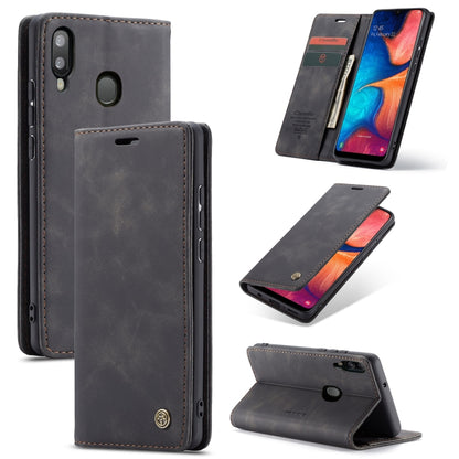 CaseMe-013 ซองหนังพลิกแนวนอนย้อนยุคอเนกประสงค์พร้อมช่องใส่การ์ดและตัวยึดและกระเป๋าสตางค์, For OnePlus 7, For OnePlus 7 Pro, For Xiaomi Mi 9, For Xiaomi Mi 9T Pro / Redmi K20 Pro / Xiaomi Mi 9T / Redmi K20, For Galaxy A20e