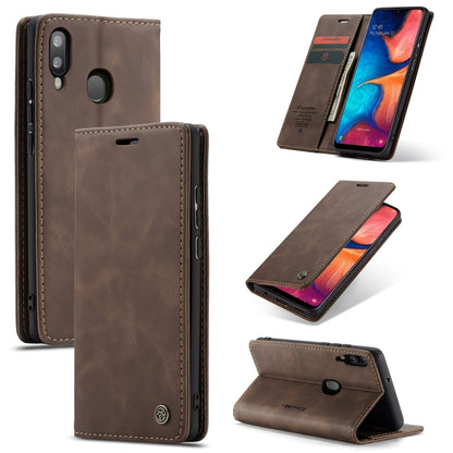 CaseMe-013 ซองหนังพลิกแนวนอนย้อนยุคอเนกประสงค์พร้อมช่องใส่การ์ดและตัวยึดและกระเป๋าสตางค์, For OnePlus 7, For OnePlus 7 Pro, For Xiaomi Mi 9, For Xiaomi Mi 9T Pro / Redmi K20 Pro / Xiaomi Mi 9T / Redmi K20, For Galaxy A20e