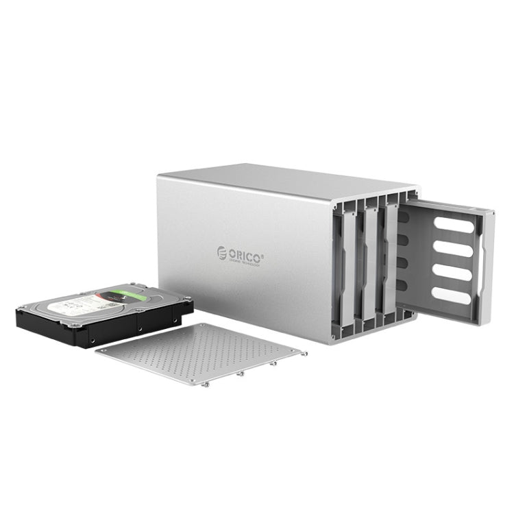 ORICO Honeycomb Series WS400C3 SATA 3.5 นิ้ว 40TB USB-C / Type-C 4 ช่องอลูมิเนียมอัลลอยด์HDD / SSD, USB-C / Type-C 4 Bays