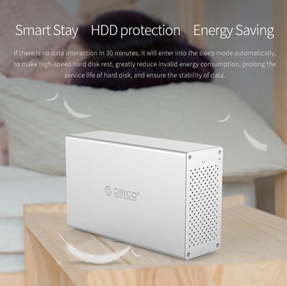 ORICO Honeycomb Series WS400RU3 SATA 3.5 นิ้ว 40TB USB 3.0 4 ช่องอลูมิเนียมHDD/SSDสิ่งที่ส่งมาด้วยraid, USB 3.0 4 Bays with Raid