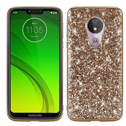 ชุบเคส TPU กันกระแทกผงแวววาว, For Motorola Moto G7 Play, For Galaxy Note 10, For Galaxy Note 10+