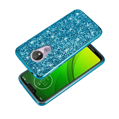 ชุบเคส TPU กันกระแทกผงแวววาว, For Motorola Moto G7 Play, For Galaxy Note 10, For Galaxy Note 10+
