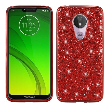 ชุบเคส TPU กันกระแทกผงแวววาว, For Motorola Moto G7 Play, For Galaxy Note 10, For Galaxy Note 10+