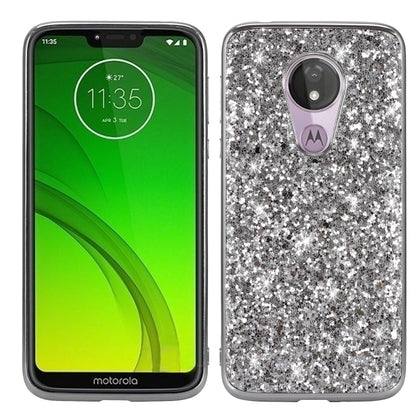 ชุบเคส TPU กันกระแทกผงแวววาว, For Motorola Moto G7 Play, For Galaxy Note 10, For Galaxy Note 10+
