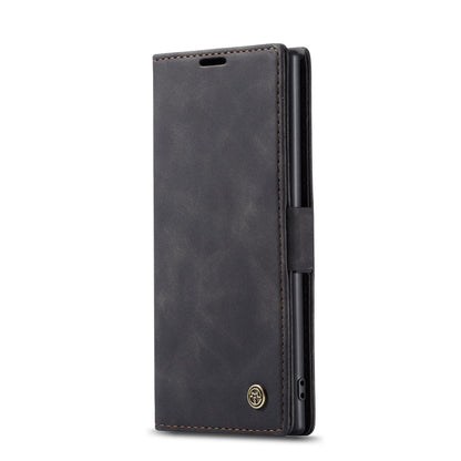 CaseMe-013 ซองหนังพลิกแนวนอนมัลติฟังก์ชั่นพร้อมช่องเสียบการ์ดและตัวยึด, For Galaxy Note 10