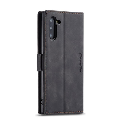 CaseMe-013 ซองหนังพลิกแนวนอนมัลติฟังก์ชั่นพร้อมช่องเสียบการ์ดและตัวยึด, For Galaxy Note 10