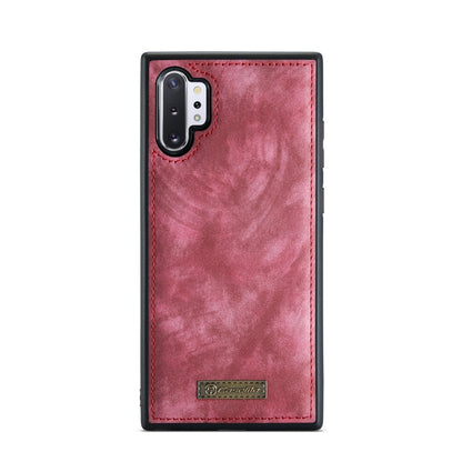 CaseMe-008 ซองหนังพลิกแนวนอนมัลติฟังก์ชั่นที่ถอดออกได้พร้อมช่องเสียบการ์ด & ตัวยึด & กระเป๋าสตางค์ซิป & กรอบรูป, For Samsung Galaxy Note10+
