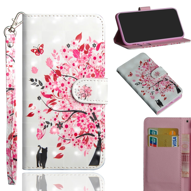 รูปแบบการวาดภาพ 3 มิติแนวนอนพลิกซองหนัง TPU + PU พร้อมตัวยึดและช่องเสียบการ์ดและกระเป๋าสตางค์, For Galaxy A20e, For Galaxy A40, For Galaxy A50, For Galaxy A70