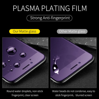 25 PCS AG Matte Anti Blue Light กระจกนิรภัยแบบเต็มฝาครอบ, For iPhone 6 Plus & 6s Plus, For iPhone 8 & 7, For iPhone 8 Plus & 7 Plus, For iPhone XS / X, For iPhone XR, For iPhone XS Max