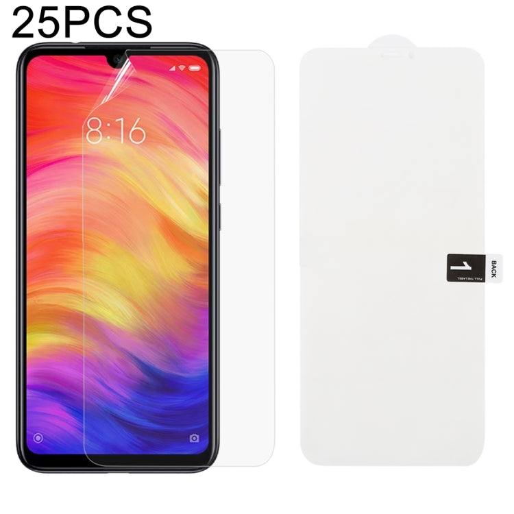 25 PCS Soft Hydrogel Film Full Cover Front Protector with Alcohol Cotton + Scratch Card for, For iPhone 6 / 7 / 8(25 PCS), For iPhone 6 Plus(25 PCS), For iPhone 7 Plus / 8 Plus(25 PCS), For iPhone X / XS(25 PCS), For iPhone XR(25 PCS), iPhone XS Max   ...