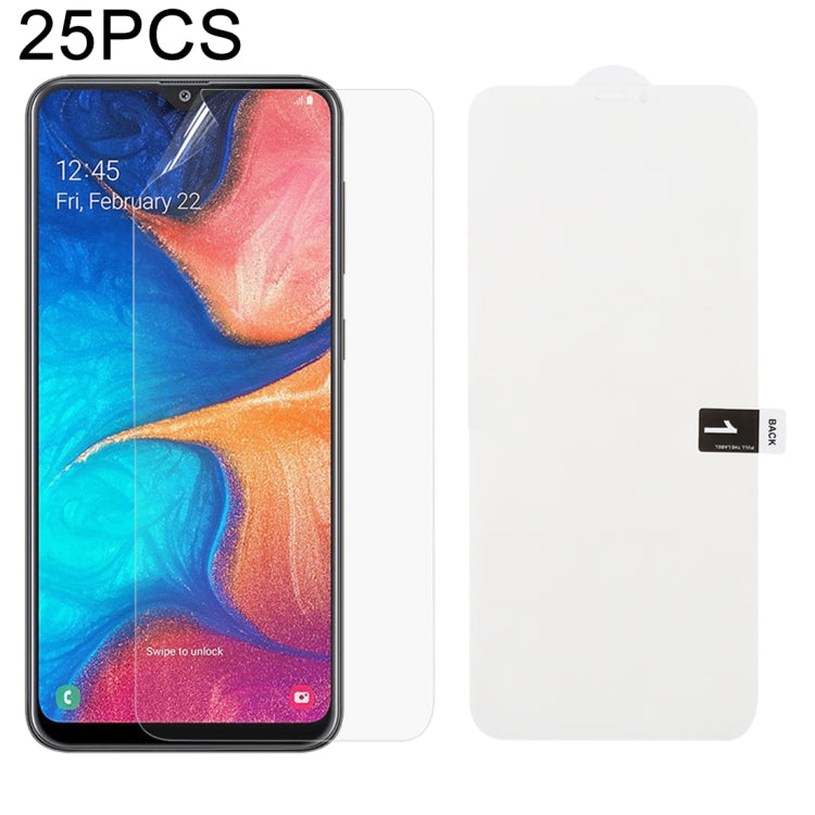 25 PCS Soft Hydrogel Film Full Cover Front Protector with Alcohol Cotton + Scratch Card for Galaxy, For Galaxy M30(25 PCS), For Galaxy Note 10 (25 PCS), For Galaxy Note 10+ (25 PCS), For Galaxy Note 8 (25 PCS), For Galaxy Note 9 (25 PCS)               ...