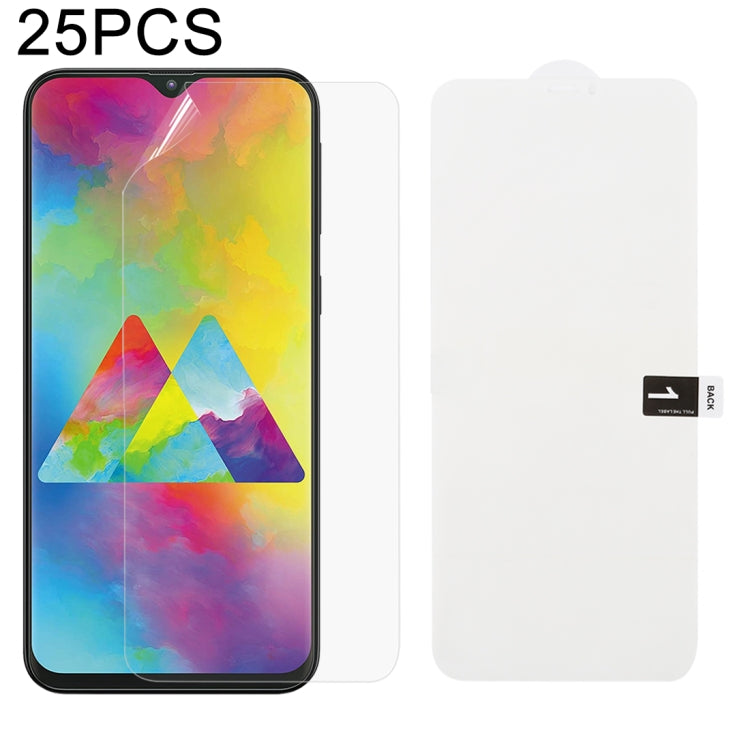 25 PCS Soft Hydrogel Film Full Cover Front Protector with Alcohol Cotton + Scratch Card for Galaxy, For Galaxy M30(25 PCS), For Galaxy Note 10 (25 PCS), For Galaxy Note 10+ (25 PCS), For Galaxy Note 8 (25 PCS), For Galaxy Note 9 (25 PCS)               ...
