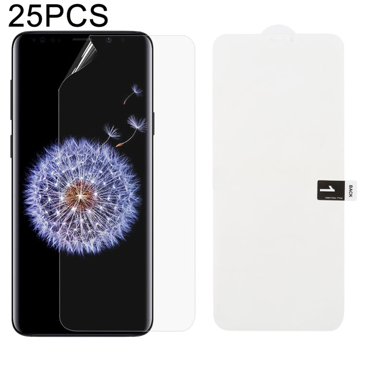 25 PCS Soft Hydrogel Film Full Cover Front Protector with Alcohol Cotton + Scratch Card for Galaxy, For Galaxy M30(25 PCS), For Galaxy Note 10 (25 PCS), For Galaxy Note 10+ (25 PCS), For Galaxy Note 8 (25 PCS), For Galaxy Note 9 (25 PCS)               ...