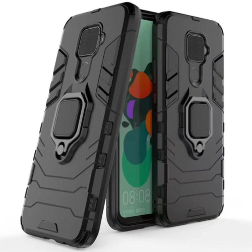 Panther PC + TPU เคสกันกระแทกพร้อมตัวยึดแหวนแม่เหล็กสำหรับ Huawei Nova 5i Pro / Mate 30 Lite, For Huawei Nova 5i Pro / Mate 30 Lite