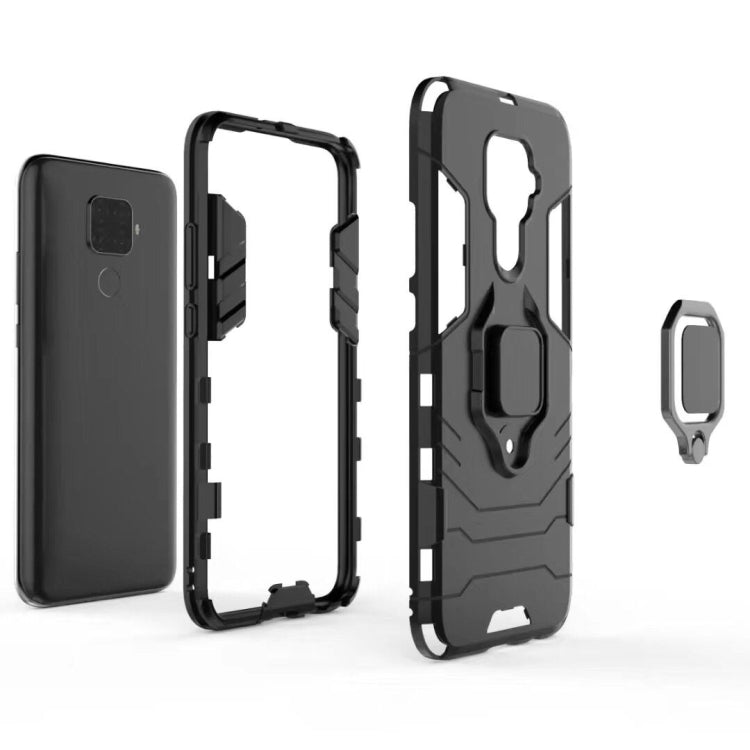 Panther PC + TPU เคสกันกระแทกพร้อมตัวยึดแหวนแม่เหล็กสำหรับ Huawei Nova 5i Pro / Mate 30 Lite, For Huawei Nova 5i Pro / Mate 30 Lite