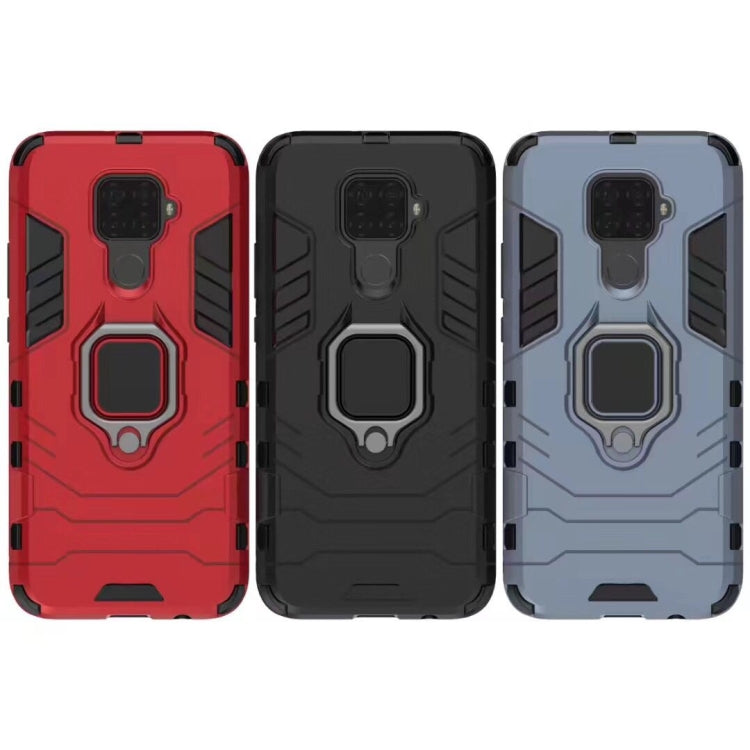 Panther PC + TPU เคสกันกระแทกพร้อมตัวยึดแหวนแม่เหล็กสำหรับ Huawei Nova 5i Pro / Mate 30 Lite, For Huawei Nova 5i Pro / Mate 30 Lite