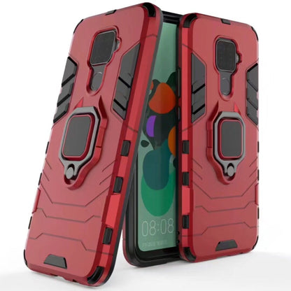 Panther PC + TPU เคสกันกระแทกพร้อมตัวยึดแหวนแม่เหล็กสำหรับ Huawei Nova 5i Pro / Mate 30 Lite, For Huawei Nova 5i Pro / Mate 30 Lite